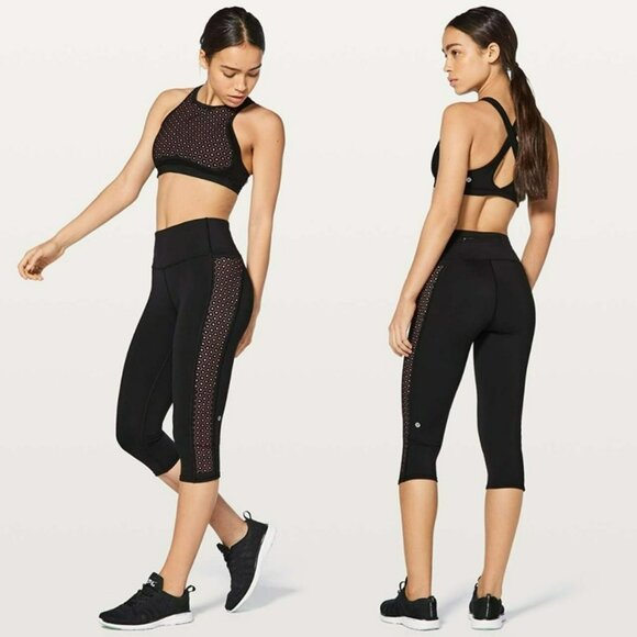 Lululemon Lululemon Colour Me Quick Crop 17" - Black - Picture 1 of 12
